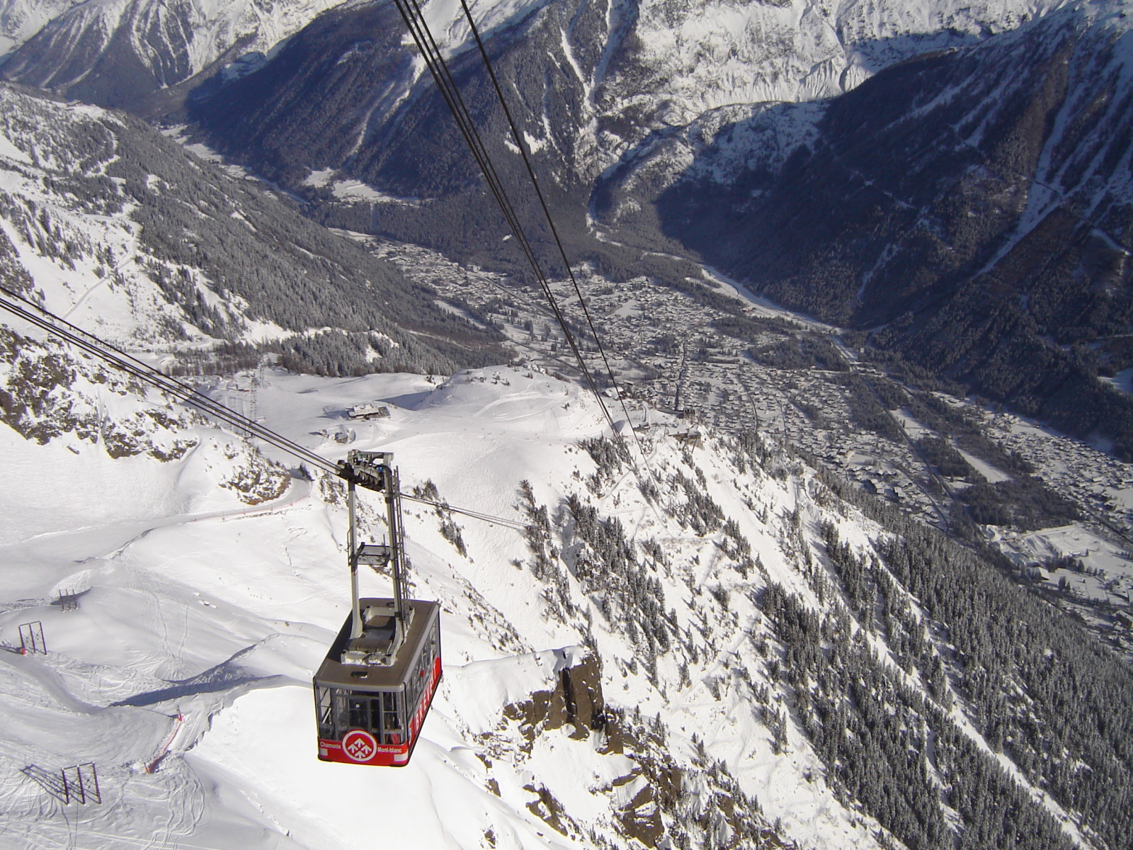 Chamonix, Franciaország, a túra vége