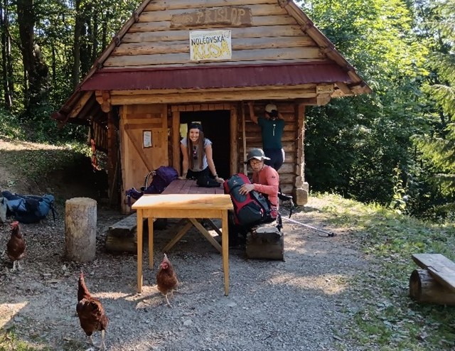 Bivak kunyhó a Nagy Fátrában,