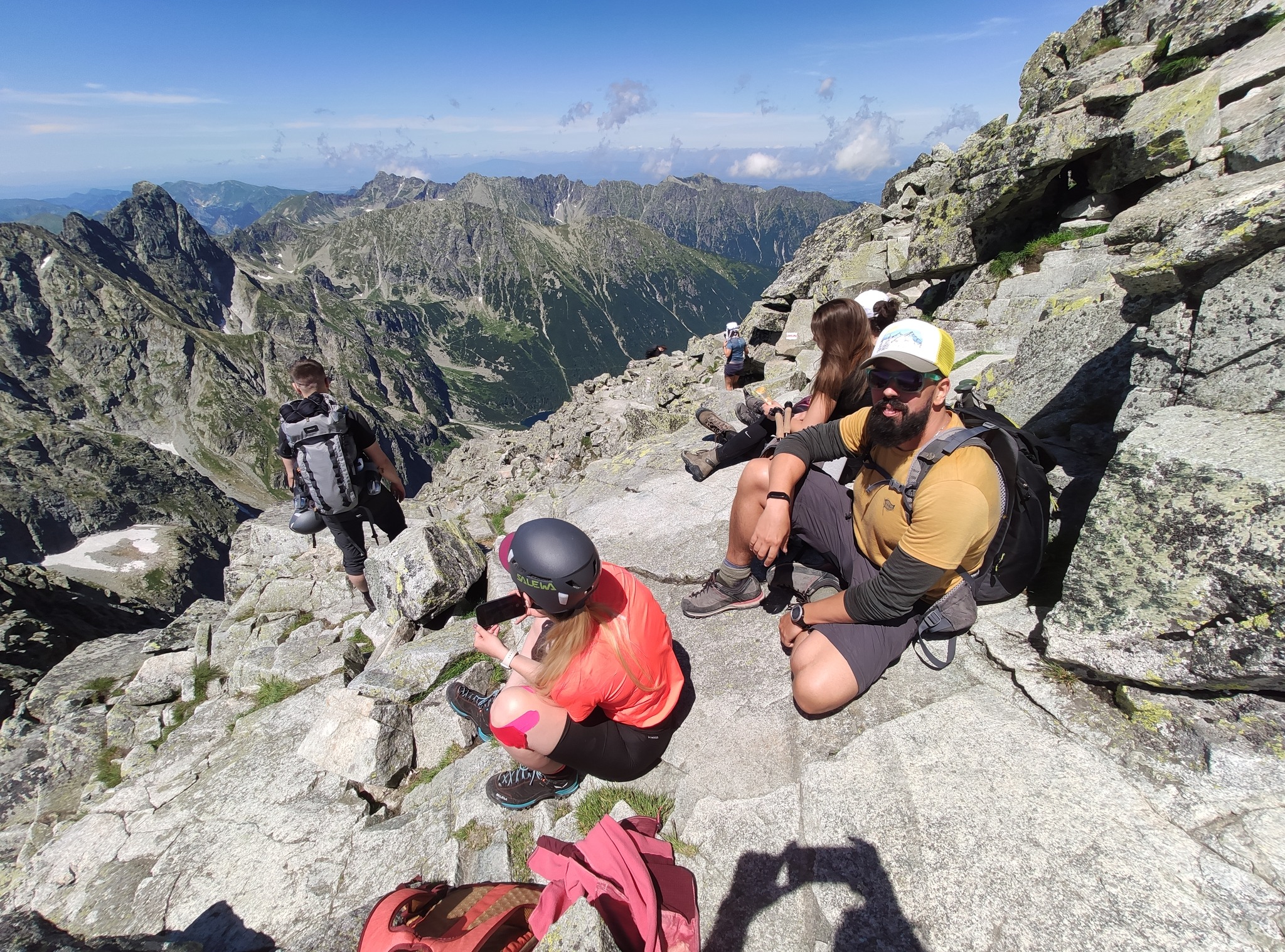 Csúcstámadás a Rysy-n Csúcstámadás a Rysy-n